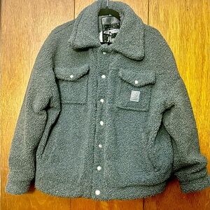 Dixxon Hyna Sherpa Jacket - Charcoal Women's Size Large